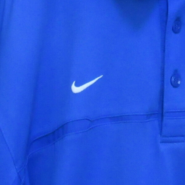 Nike ポロシャツブルー刺繍USA製 - 画像 (4)