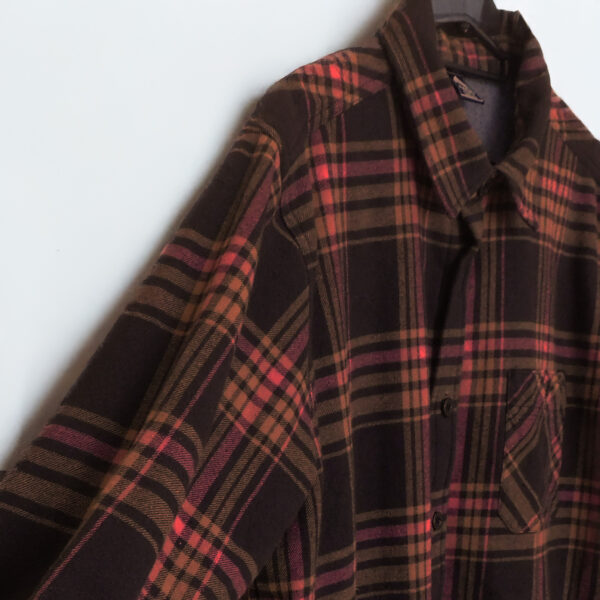 CPOシャツ 裏起毛 厚手 ネルシャツ - 画像 (3)