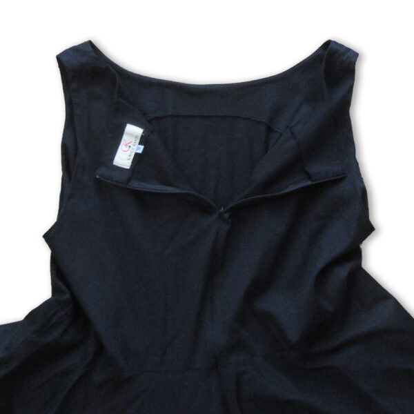 3XL 黒ワンピース ゆったりAライン - 画像 (12)